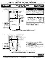 Dacor DR30DH Planning Manual preview