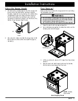 Предварительный просмотр 13 страницы Dacor DR30G Installation Instructions Manual