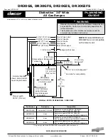 Dacor DR30GFS Planning Manual preview