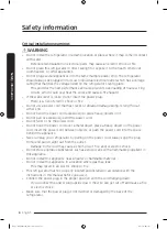 Предварительный просмотр 8 страницы Dacor DRF425 Series User Manual