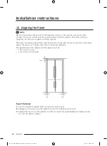 Предварительный просмотр 42 страницы Dacor DRF48 Series Installation Instructions Manual