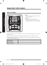 Предварительный просмотр 4 страницы Dacor DRF487 Series User Manual