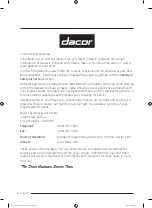 Preview for 4 page of Dacor DRR30 Series User Manual