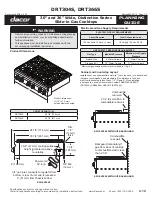 Dacor DRT304S Planning Manual preview