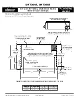 Предварительный просмотр 3 страницы Dacor DRT366 Planning Manual