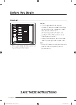 Preview for 4 page of Dacor DRW24980LAP Installation Instructions Manual