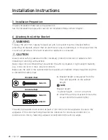 Preview for 28 page of Dacor DRW24980RAP/LAP Installation Instructions Manual