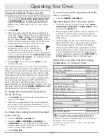 Предварительный просмотр 14 страницы Dacor DTOV127 Use And Care Manual