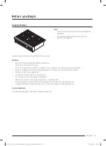 Preview for 3 page of Dacor DTT48T960 Installation Instructions Manual