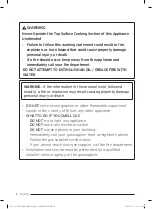 Preview for 2 page of Dacor DTT48T963GM User Manual