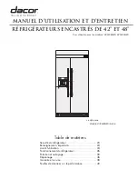 Предварительный просмотр 23 страницы Dacor DYF42BIWS Use And Care Manual