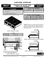 Предварительный просмотр 1 страницы Dacor DYRTP366 Planning Manual