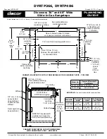 Предварительный просмотр 4 страницы Dacor DYRTP366 Planning Manual