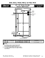 Preview for 1 page of Dacor ECD/ECS Planning Manual