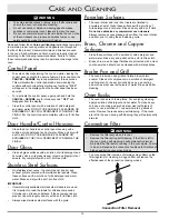 Preview for 14 page of Dacor ECD Series, ECS Series, MCD Se Use And Care Manual