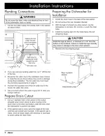 Предварительный просмотр 10 страницы Dacor EDW24S Installation Instructions Manual