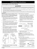 Предварительный просмотр 12 страницы Dacor EDW24S Installation Instructions Manual