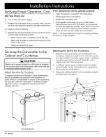 Предварительный просмотр 14 страницы Dacor EDW24S Installation Instructions Manual