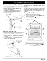 Предварительный просмотр 15 страницы Dacor EDW24S Installation Instructions Manual