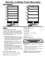 Предварительный просмотр 5 страницы Dacor EF24LBCSS Use & Care Manual