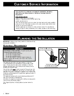 Preview for 3 page of Dacor EF24LWCZ2SS Installation Instructions Manual