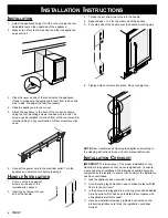 Предварительный просмотр 5 страницы Dacor EF24LWCZ2SS Installation Instructions Manual