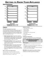 Preview for 5 page of Dacor EF24RBCSS Use & Care Manual