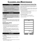 Preview for 9 page of Dacor EF24RBCSS Use & Care Manual