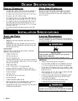 Preview for 4 page of Dacor EF36BNF Series Installation Instructions Manual