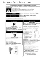 Preview for 3 page of Dacor EF36BNF Series Use And Care Manual