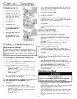 Preview for 16 page of Dacor EF36BNF Series Use And Care Manual