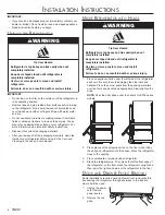 Preview for 6 page of Dacor EF36BNNF Series Installation Instructions Manual