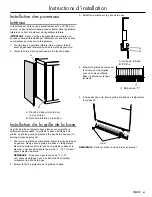 Предварительный просмотр 43 страницы Dacor EF36LNBSS Installation Instructions Manual