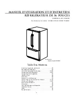 Предварительный просмотр 23 страницы Dacor EF36LNFSS Use And Care Manual