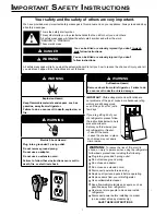 Preview for 3 page of Dacor , EF36RNF Use And Care Manual