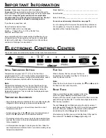 Предварительный просмотр 4 страницы Dacor , EF36RNF Use And Care Manual