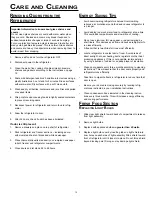 Preview for 15 page of Dacor , EF36RNF Use And Care Manual