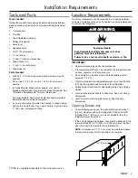 Preview for 5 page of Dacor EF42DBSS Installation Instructions Manual