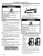 Предварительный просмотр 16 страницы Dacor EF42DBSS Installation Instructions Manual