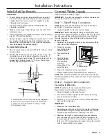 Предварительный просмотр 17 страницы Dacor EF42DBSS Installation Instructions Manual