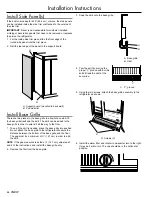 Предварительный просмотр 22 страницы Dacor EF42DBSS Installation Instructions Manual