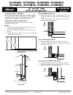 Preview for 6 page of Dacor EF42DBSS Planning Manual