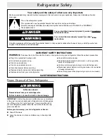 Preview for 3 page of Dacor EF42DBSS Use And Care Manual