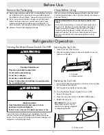 Preview for 5 page of Dacor EF42DBSS Use And Care Manual