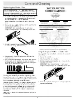 Preview for 16 page of Dacor EF42DBSS Use And Care Manual