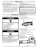 Предварительный просмотр 5 страницы Dacor EF48DBSS Use And Care Manual