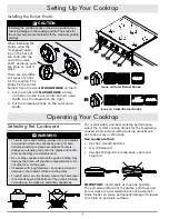 Предварительный просмотр 8 страницы Dacor EG486 Use And Care Manual