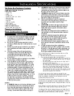 Preview for 5 page of Dacor EOG52 Installation Instructions Manual