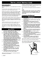 Preview for 10 page of Dacor EOG52 Installation Instructions Manual