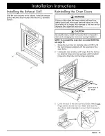 Предварительный просмотр 15 страницы Dacor EOR series Installation Instructions Manual